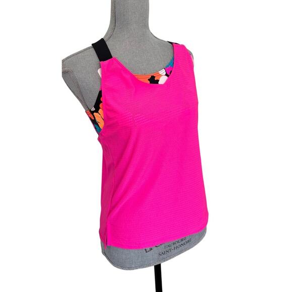 ZEROXPOSUR Sun Smart 2-in-1 Swim Top / Tank Top Women's Size XS - Picture 3 of 11